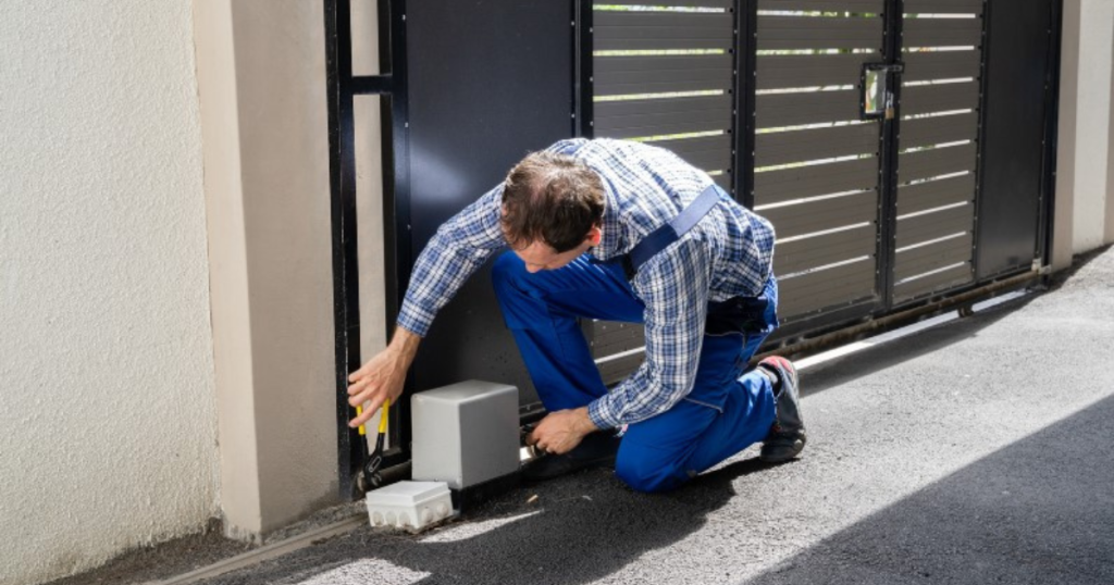how to reset automatic gate